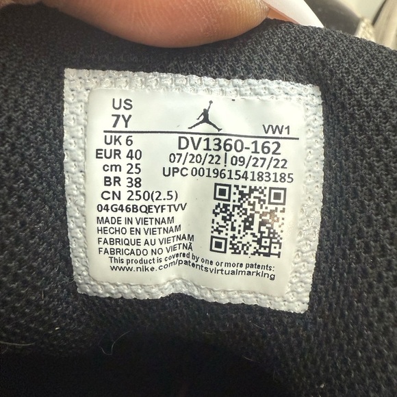 Air Jordan Dub Zero Mid Fire Red - Men’s 7/Big boys 7Y/ Womens 8.5 - Picture 2 of 13